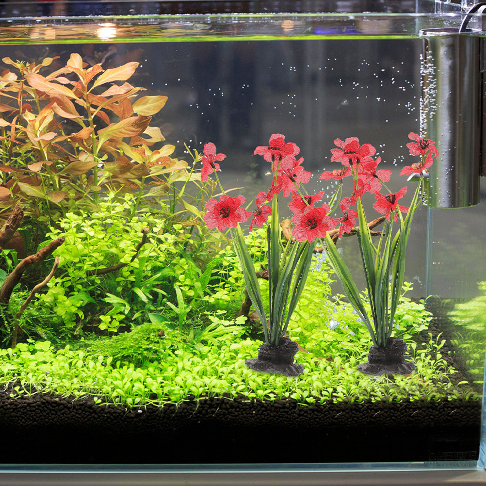 Planted Aquarium For Beginners - 3Pcs Fish Tank Landscape Decorations Realistic