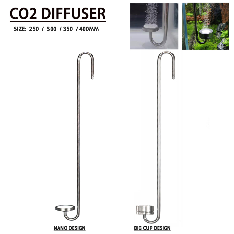 Planted Aquarium Materials - ZRDR Aquarium CO2 Diffuser Stainless Steel