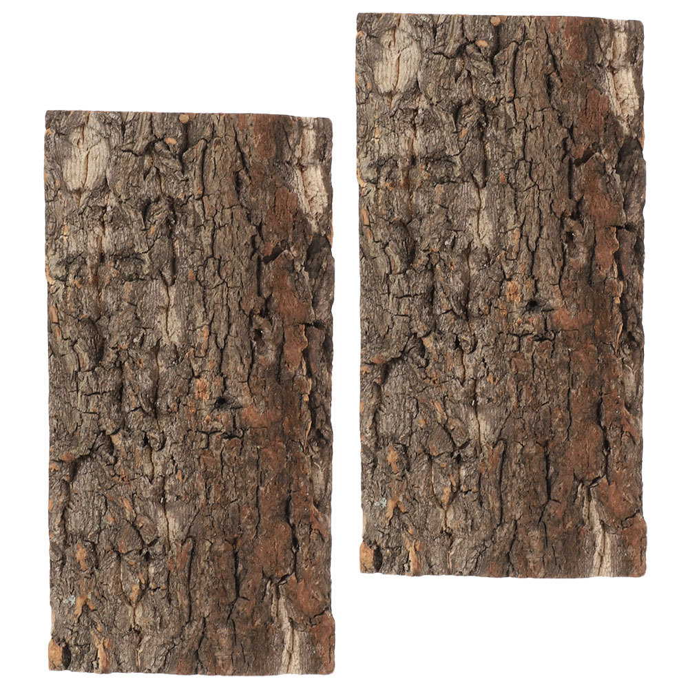 Aquarium Planting Ideas - 2Pcs Terrarium Cork Bark for Reptile