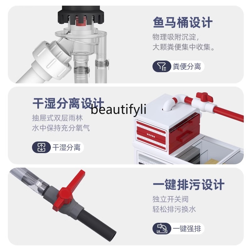 Ecological fish tank bottom fi - Planted Aquarium Models 评论和价格