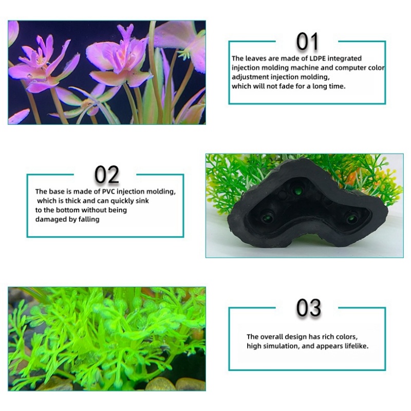 1PCS Aquarium Decor Set - Vibr - Planted Aquarium Materials 评论和价格