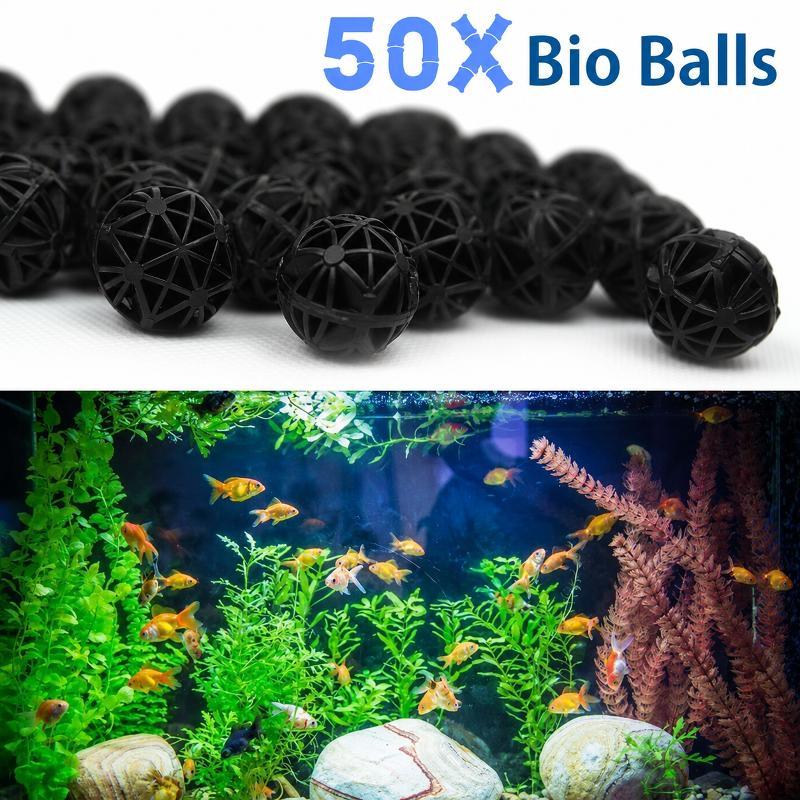 50Pcs 16mm Aquarium Bio Filter - Aquarium Planted Fish 评论和价格
