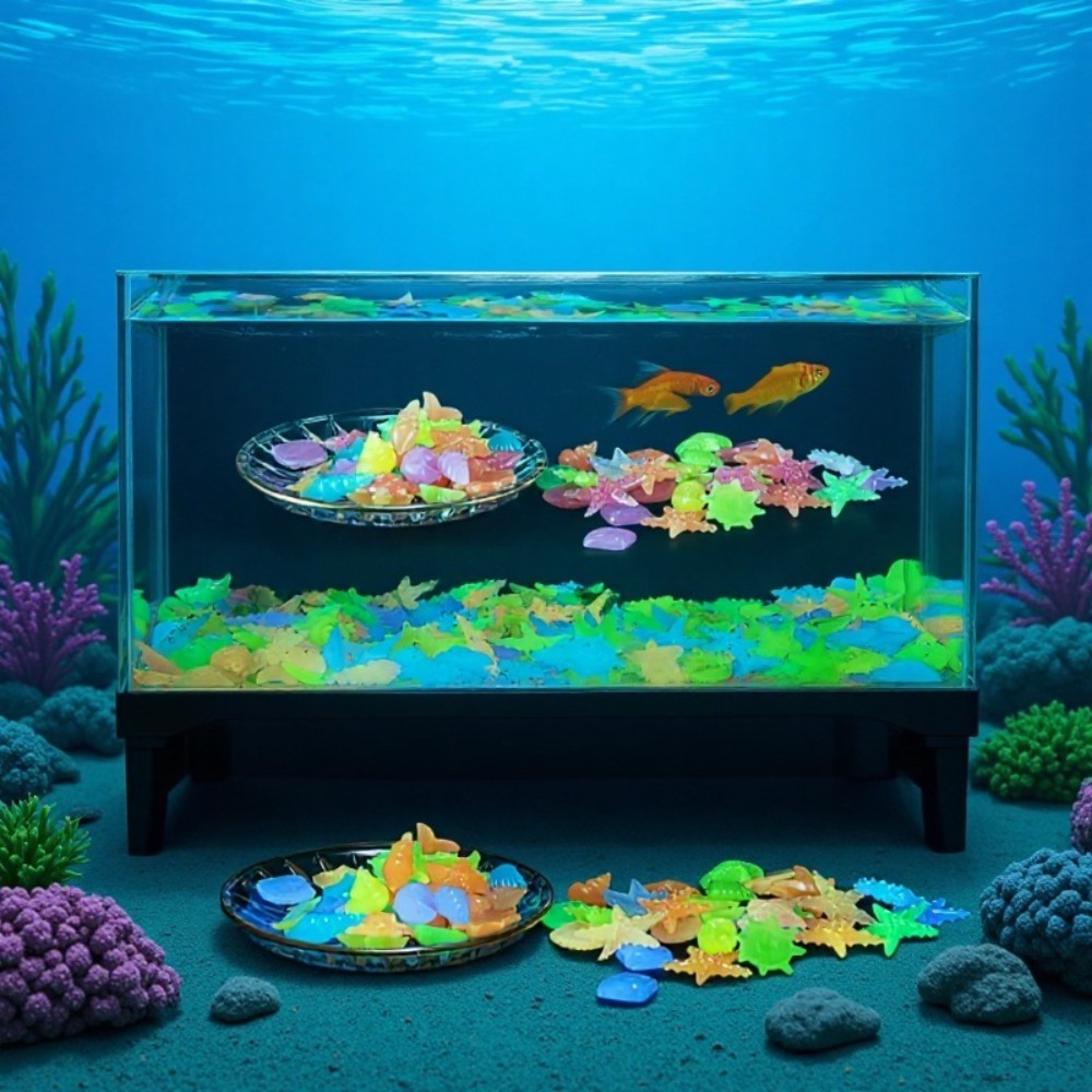 Glowing Luminous Ocean Stones  - Aquarium Planting Ideas 评论和价格