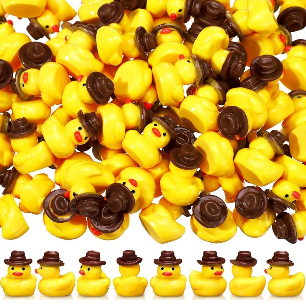 50Pcs Mini Resin Cowboy Ducks  - Aquarium Planting Ideas 评论和价格