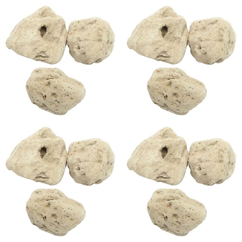12Pcs Floating Real Rocks Aqua - Planted Aquarium Models 评论和价格