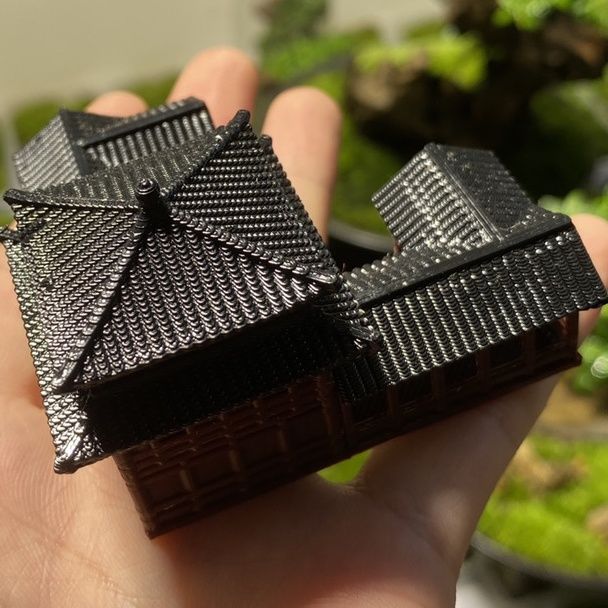Plastics Chinese Style Ancient - Planted Aquarium Models 评论和价格