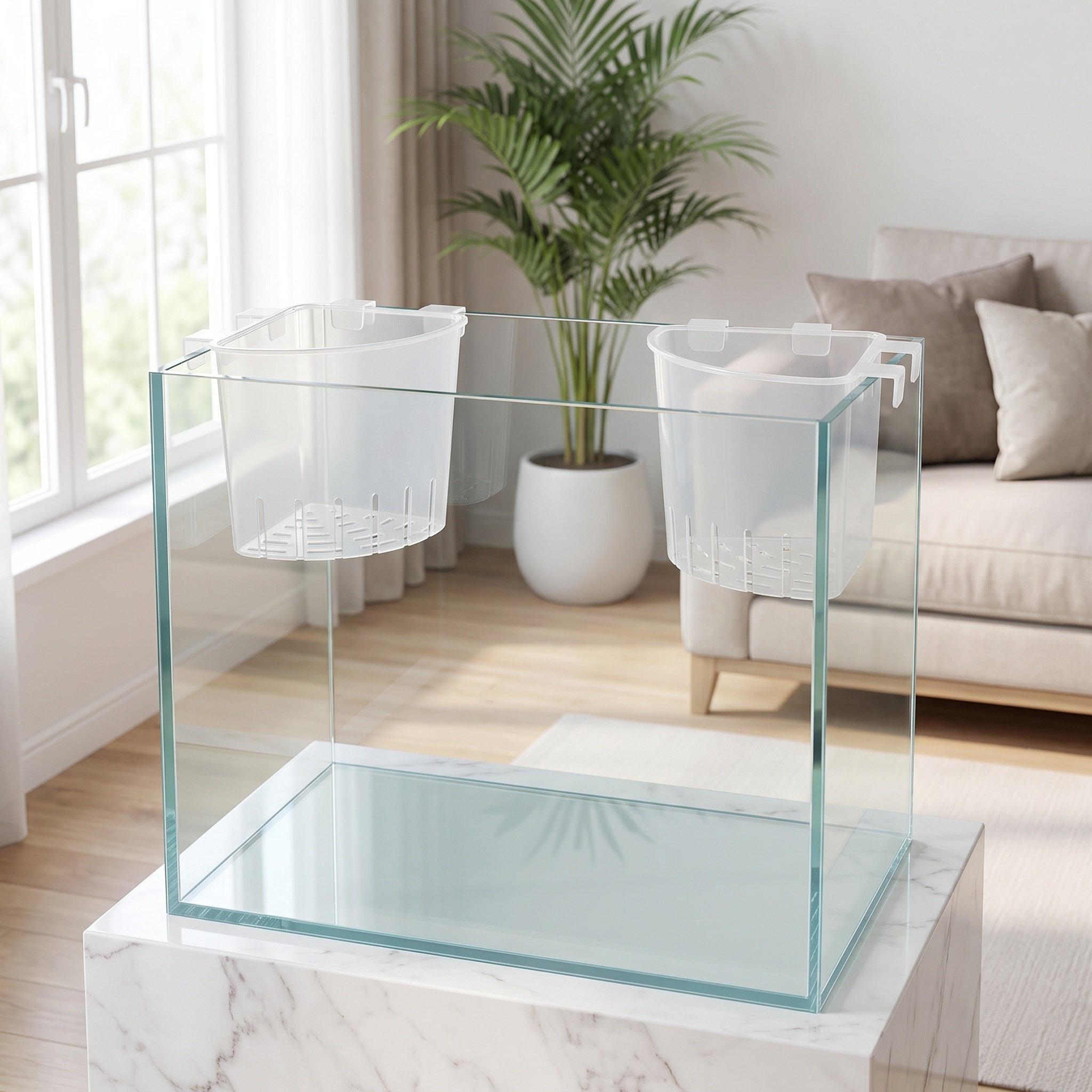 4Pcs Aquarium Hanging Corner P - Aquarium Plant Holder 评论和价格