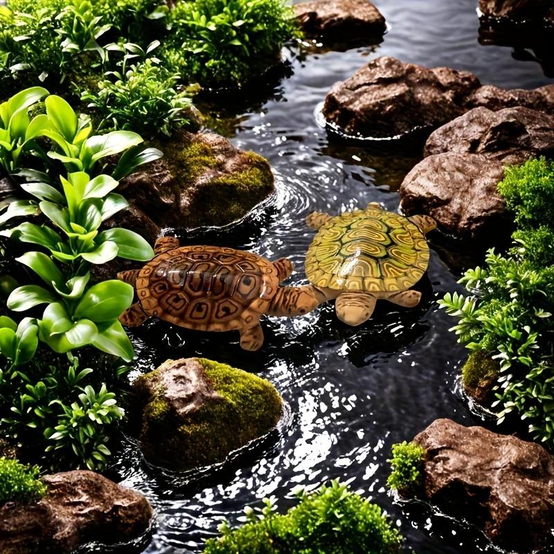 6 Mini Turtle Statues for Aqua - Aquarium Planting Ideas 评论和价格