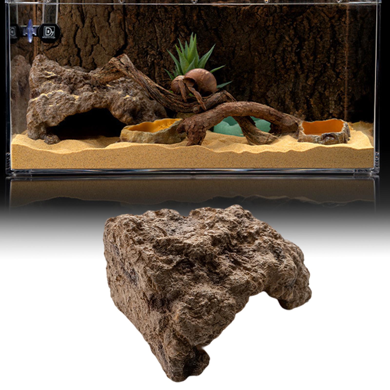 Resin Reptile Hide Cave Artifi - Aquarium Planting Ideas 评论和价格