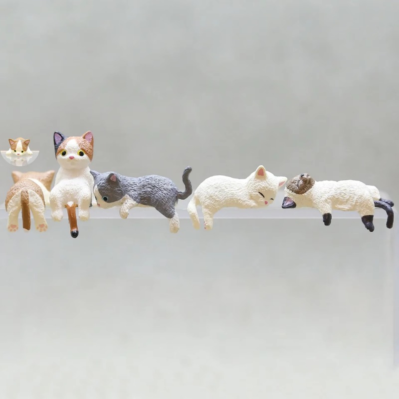 1Pc Cute Cartoon Cat PVC Home  - Aquarium Planting Ideas 评论和价格