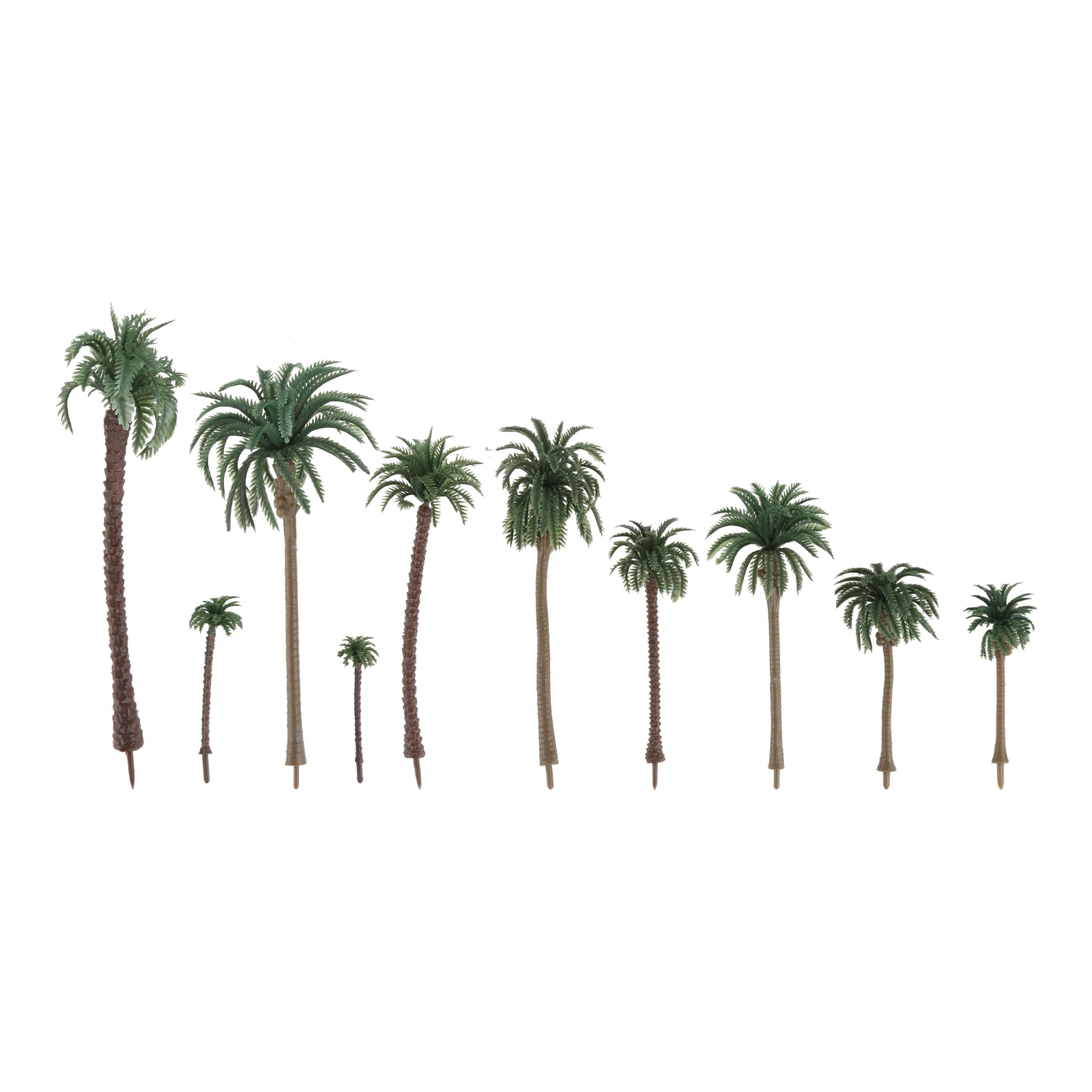 48Pcs Plastic Palm Tree Miniat - Planted Aquarium Models 评论和价格