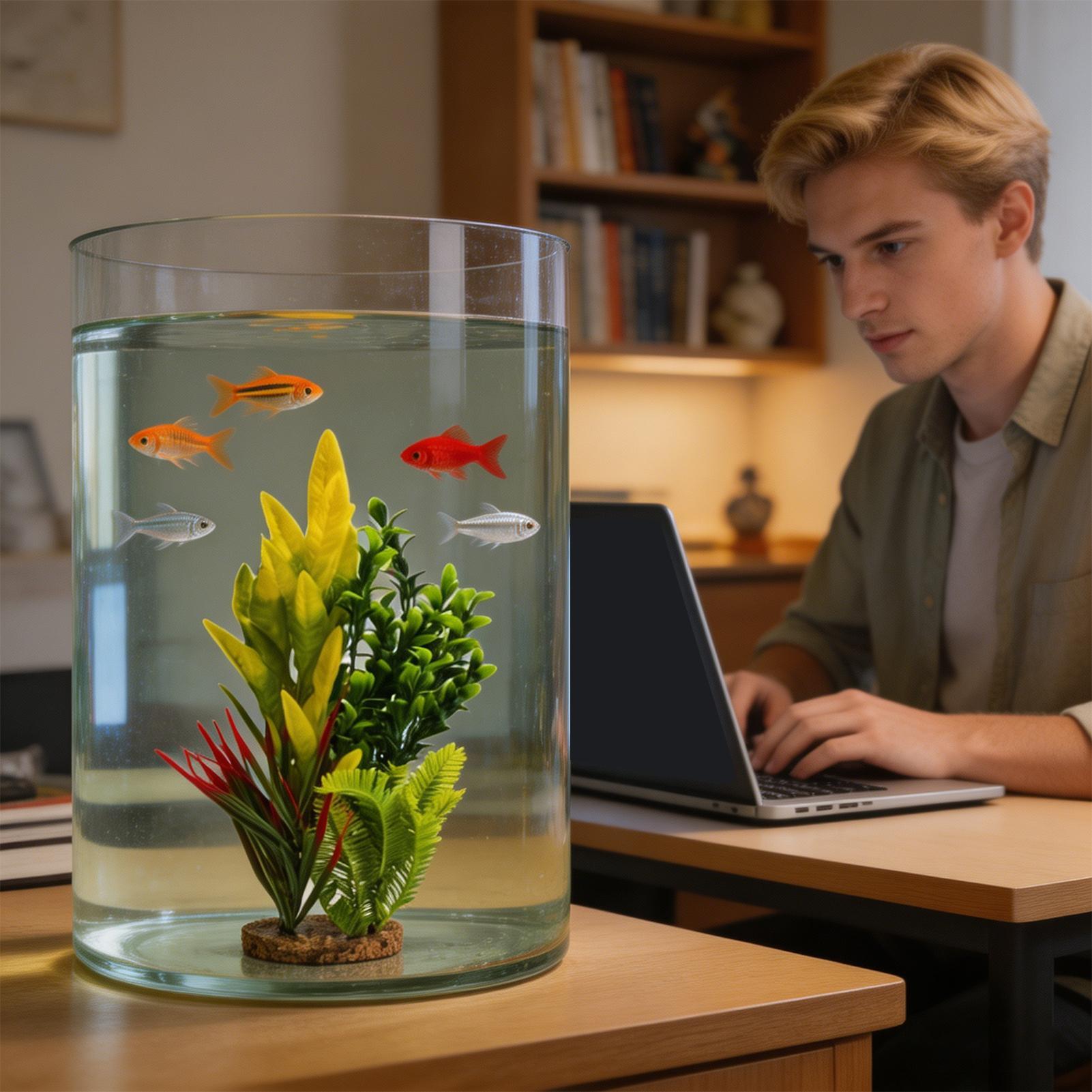 Artificial Aquarium Plants Shr - Planted Aquarium For Beginners 评论和价格