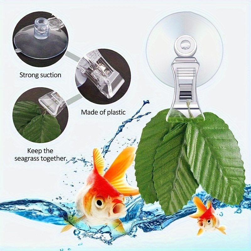 8pcs Fish Seaweed Clip Plant S - Aquarium Plant Holder 评论和价格