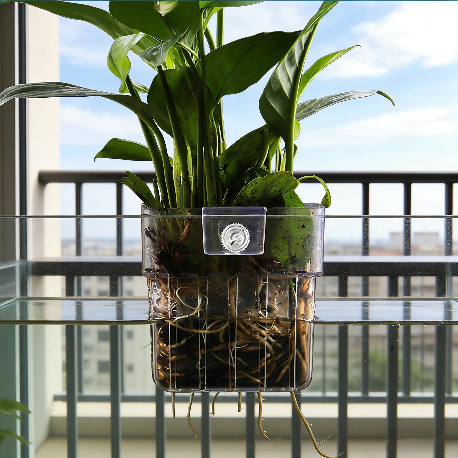 Transparent Hangable Aquarium  - Aquarium Plant Live 评论和价格