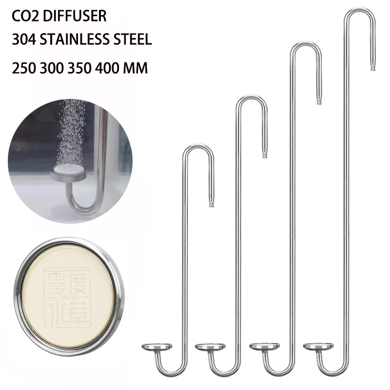 Aquarium CO2 Diffuser Stainles - Planted Aquarium Materials 评论和价格