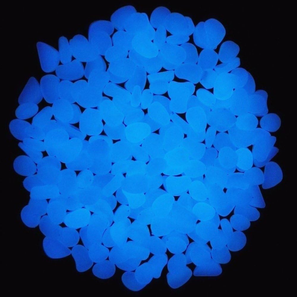 Fish Tank Rocks Glow Blue Pebb - Aquarium Planting Ideas 评论和价格