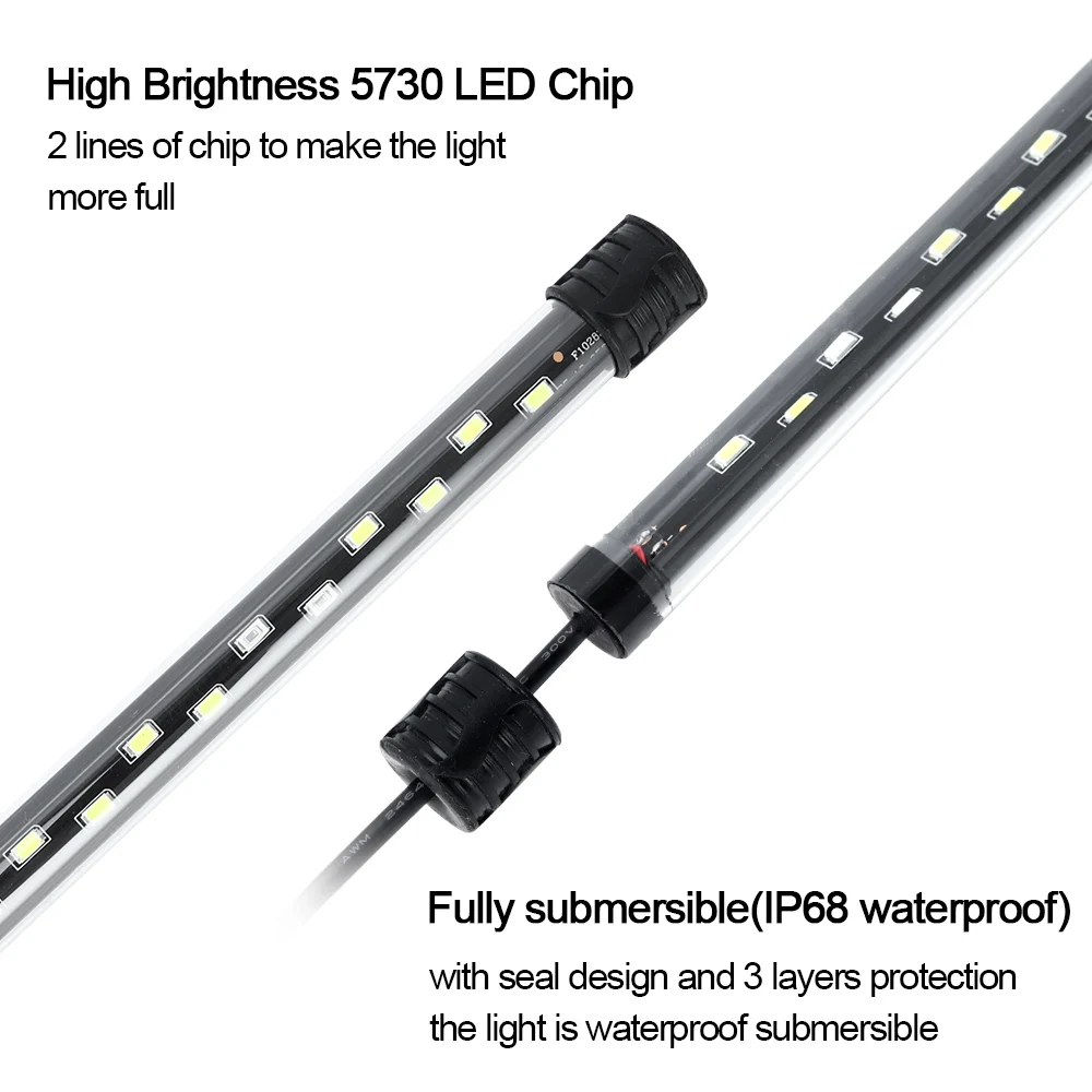 58CM  Aquarium Light LED Plant - Led Planted Tank Light 评论和价格