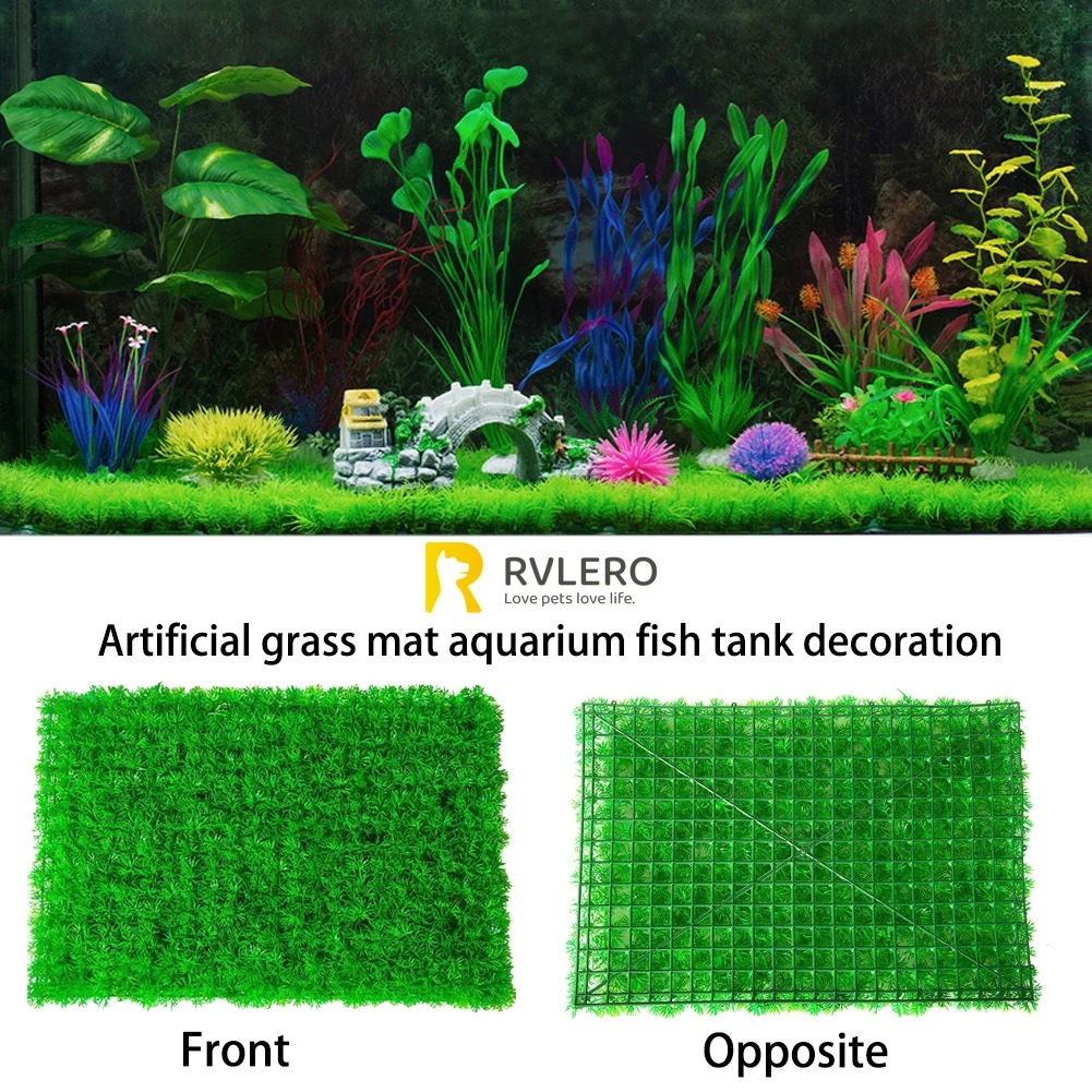 Artificial Grass Lawn Aquarium - Aquarium Plant Live 评论和价格
