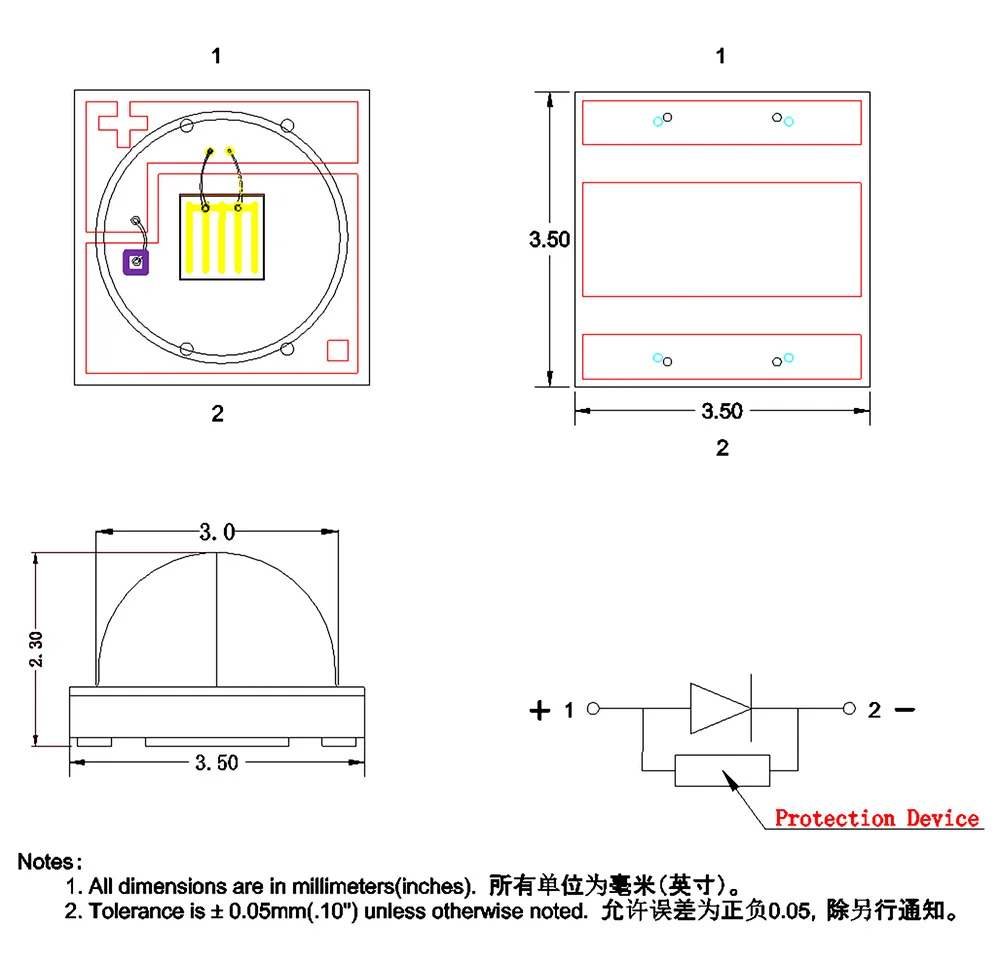 10 PCS 3W 650nm 655nm 660nm 67 - Led Planted Tank Light 评论和价格