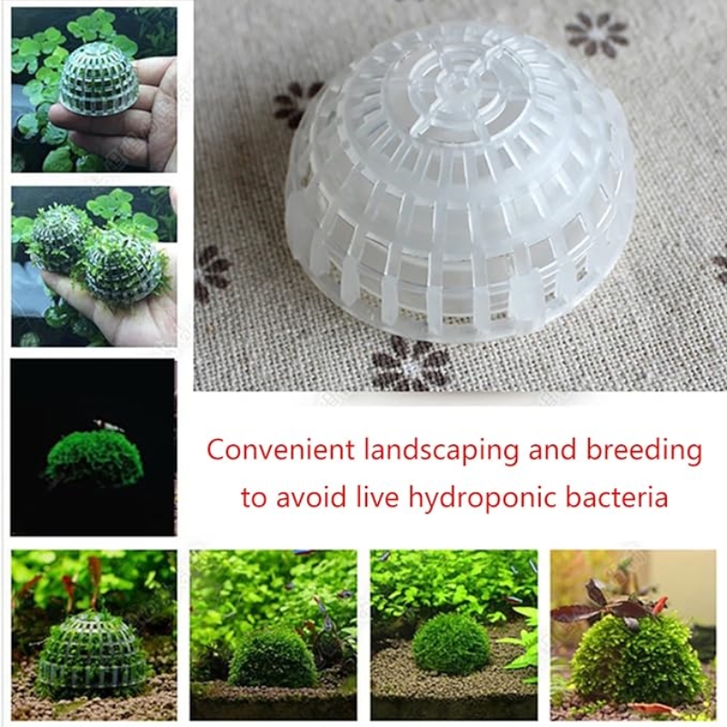 2pc Aquarium Moss Ball Holder, - Planted Aquarium Models 评论和价格